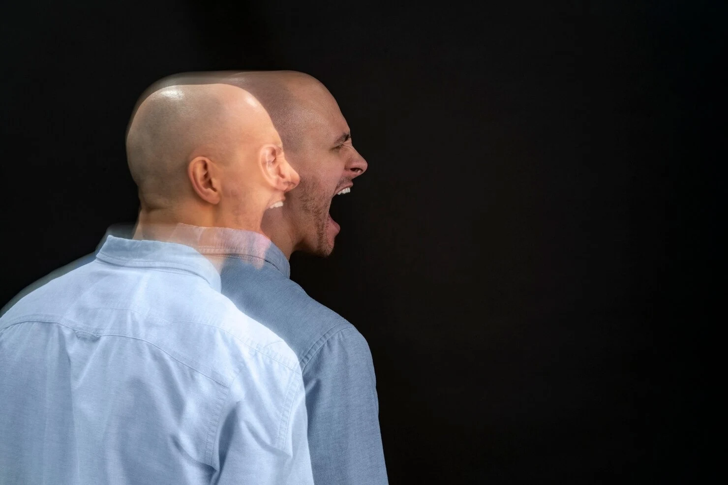 Individual experiencing sensory hallucinations and psychological distress seeking care at Mentally Healthy Care in CA